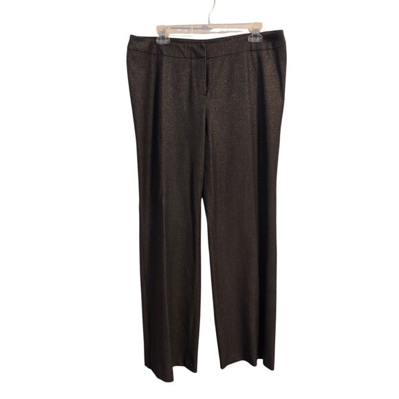 Alberto Makali Brown Gold Shimmer Pant Suit – Size 14 - Picture 4 of 5